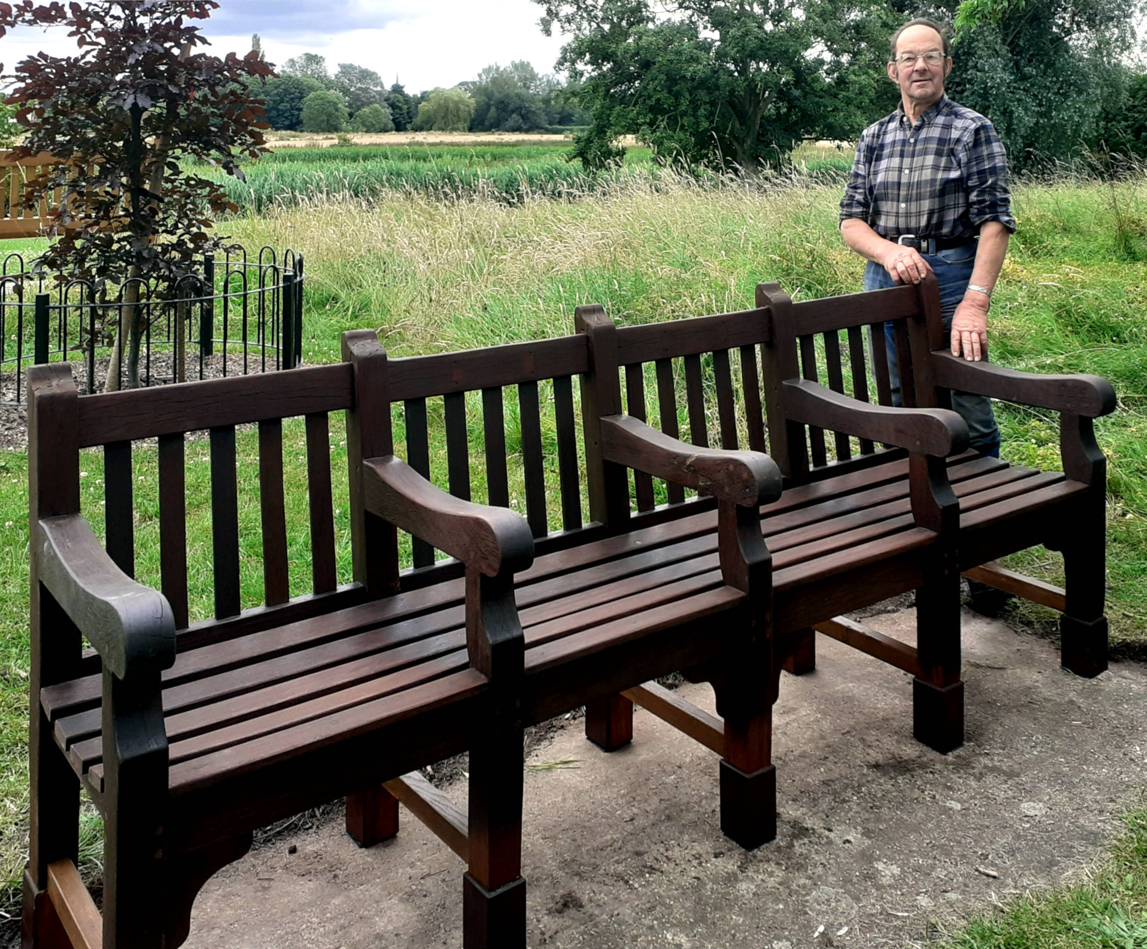 Four seater bench