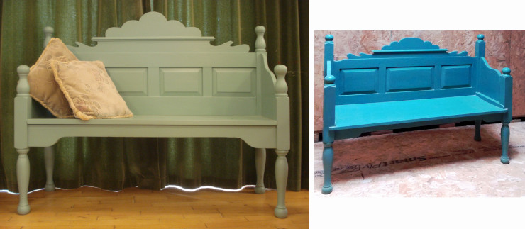 Painted Indoor Bench Seat