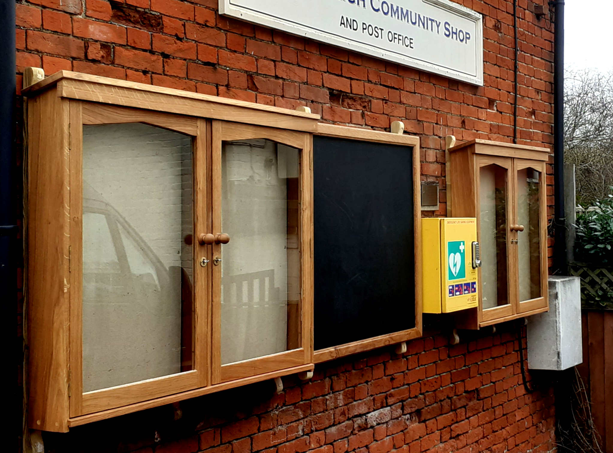 Community shop notice boards