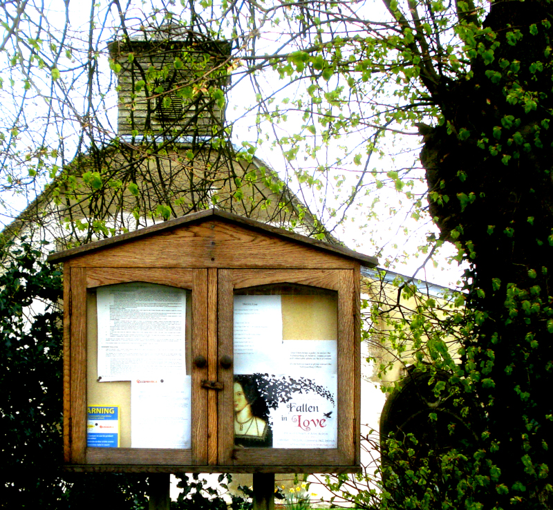 Church notice board