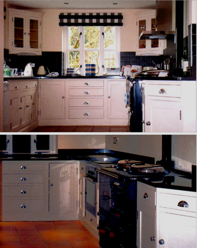 Painted pine kitchen